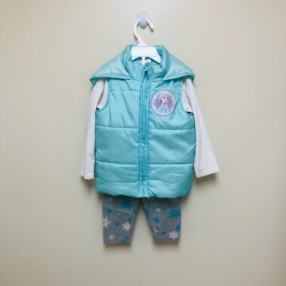 3T. Frozen.Vest-never worn.Pants/shirt-worn 3times